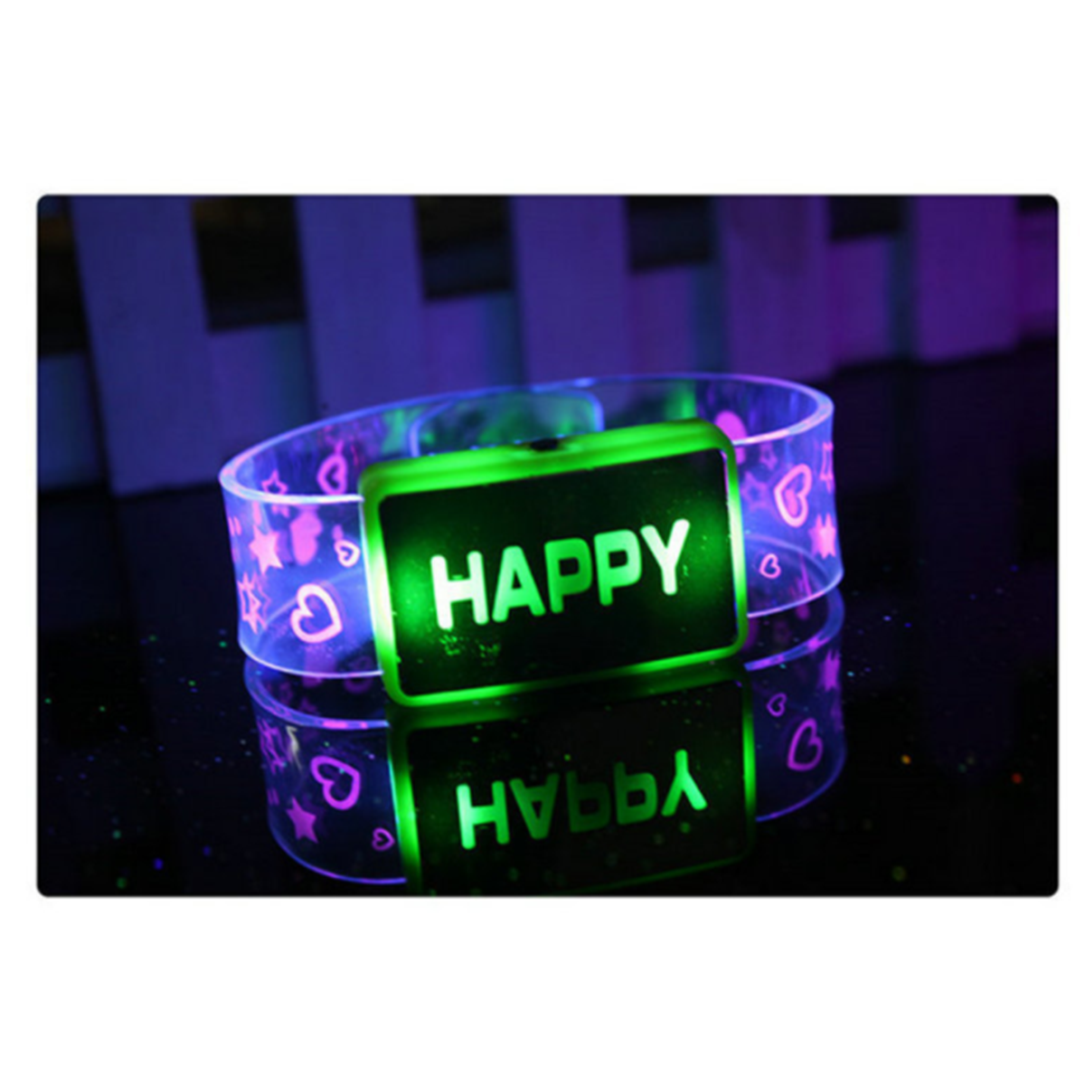 Glow Bracelet Running Lights for Runners Safety Wristband Ankle Reflective Strips