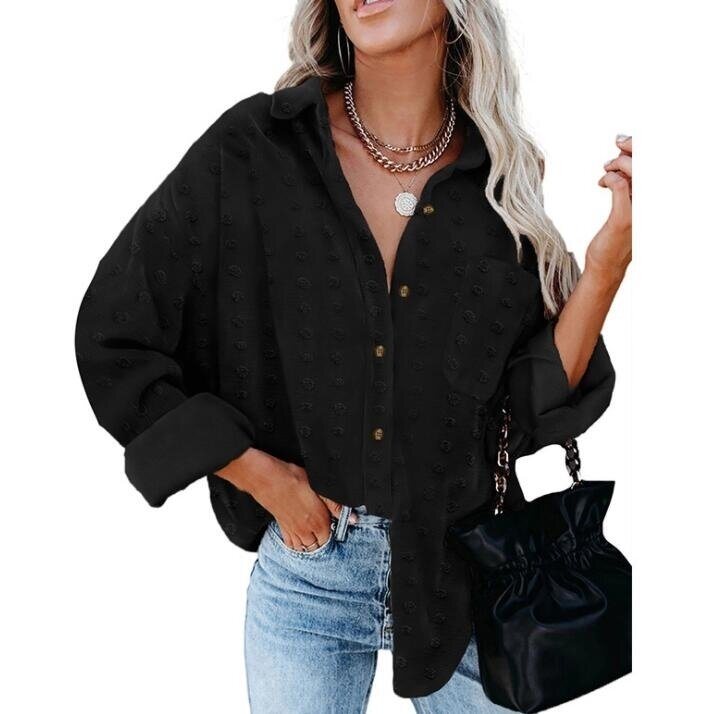 Lace Crochet Long Sleeve Flowy Tunic Blouses Shirts