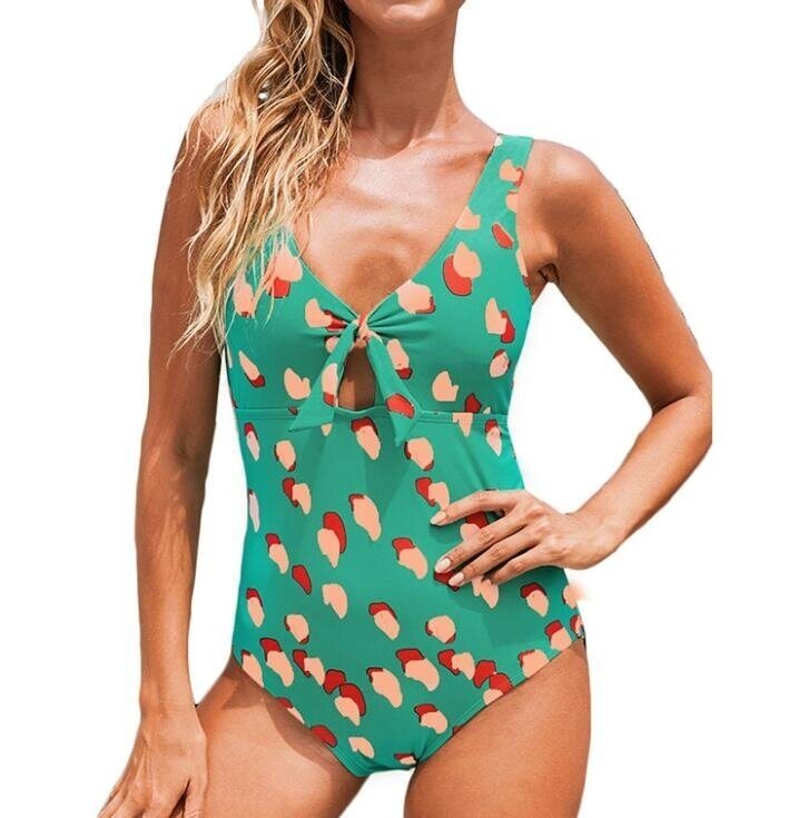 Polka Dot twist One Piece Swimsuit