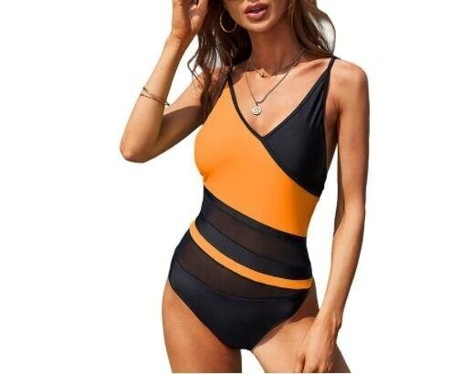 Mesh Slimming One Piece Swimsuits Bathing Suits