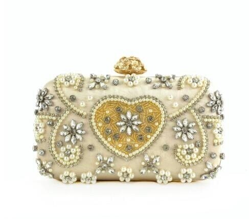 Flower Evening Clutch Purse Bride Floral Clutch