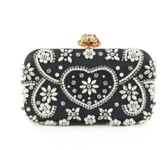 Flower Evening Clutch Purse Bride Floral Clutch