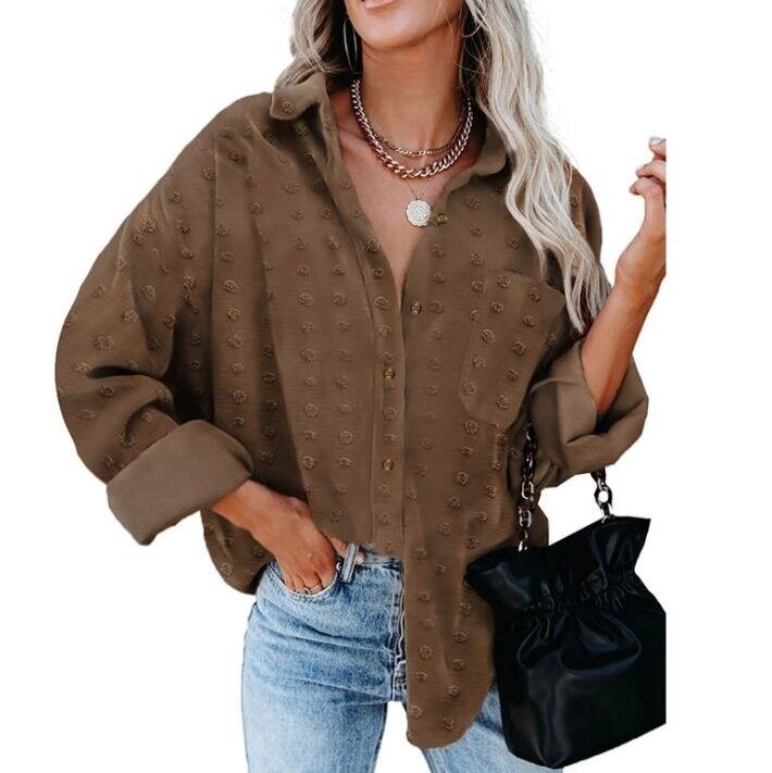 Lace Crochet Long Sleeve Flowy Tunic Blouses Shirts