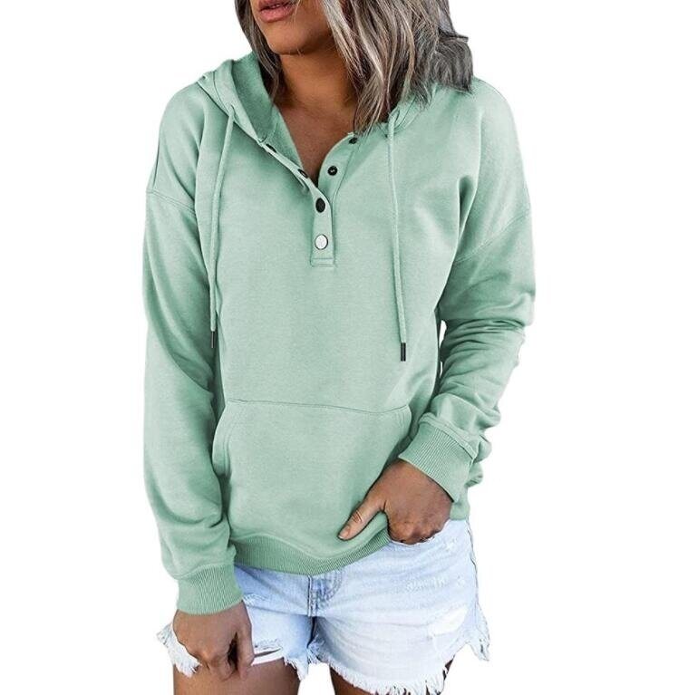 Long Sleeve Hooded Drawstring Sweatshirt