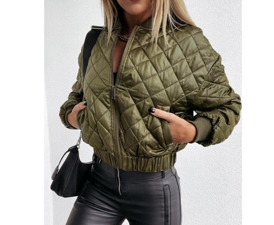 Zipper Jacket Short Padded Coat