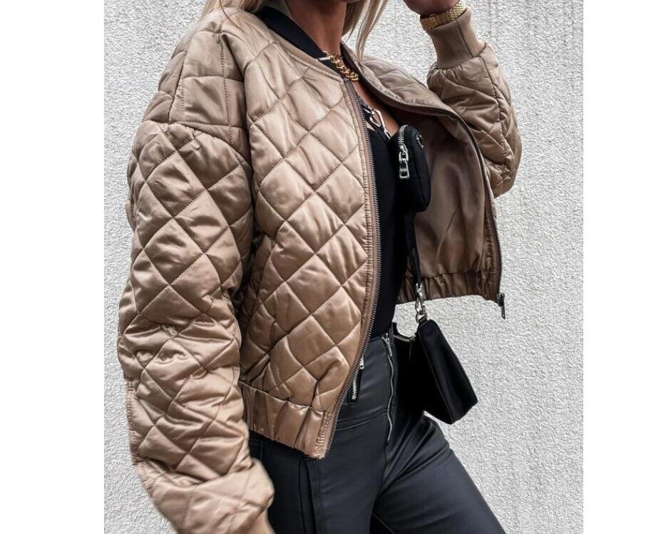 Zipper Jacket Short Padded Coat