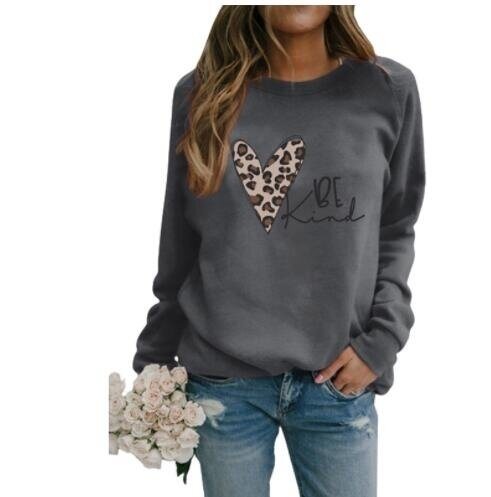 Alphabet Print Sweatshirt Pullover