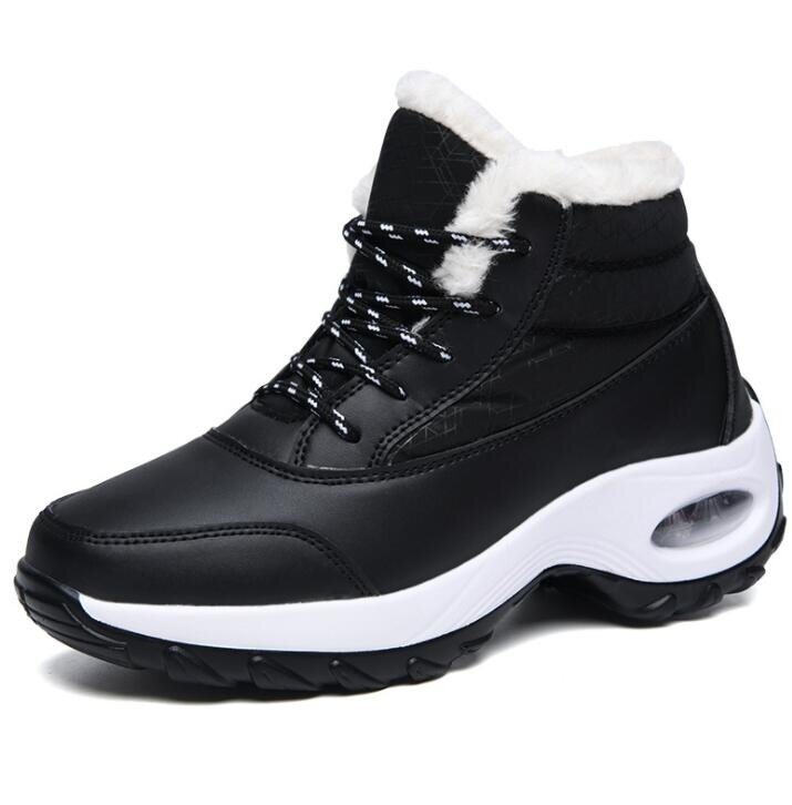 Lace Up Winter Fleece Sneakers