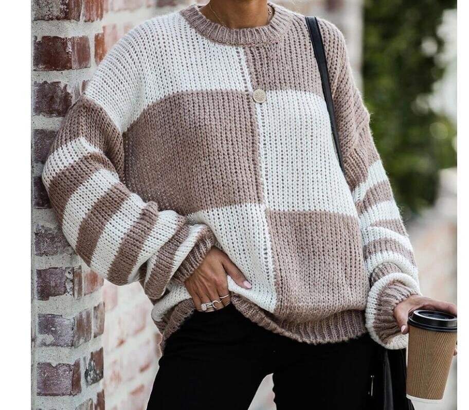 Knits Loose Crew Neck Sweaters