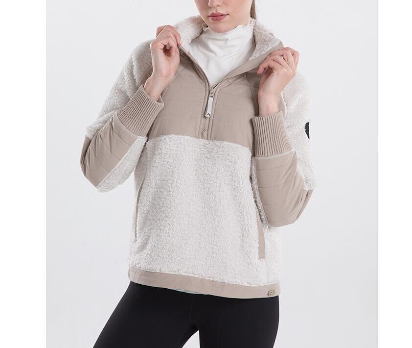 Sherpa Half-Zip Pullover Fleece Fuzzy Sweater