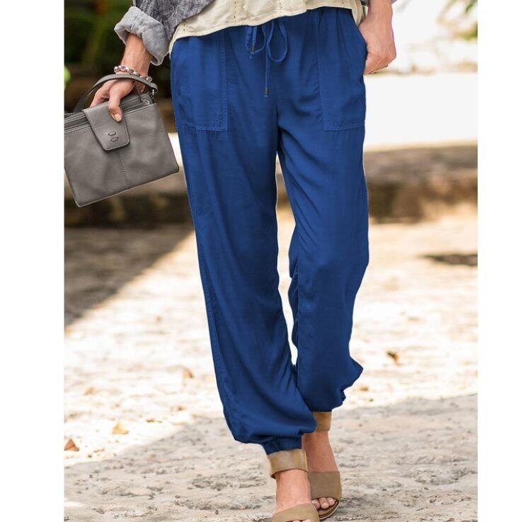 Drawstring Lightweight Casual Pants