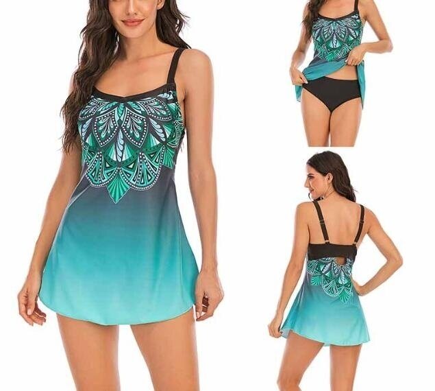 Floral Print Tankini Swimsuits