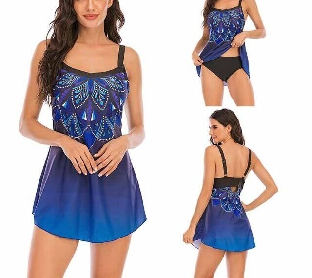 Floral Print Tankini Swimsuits