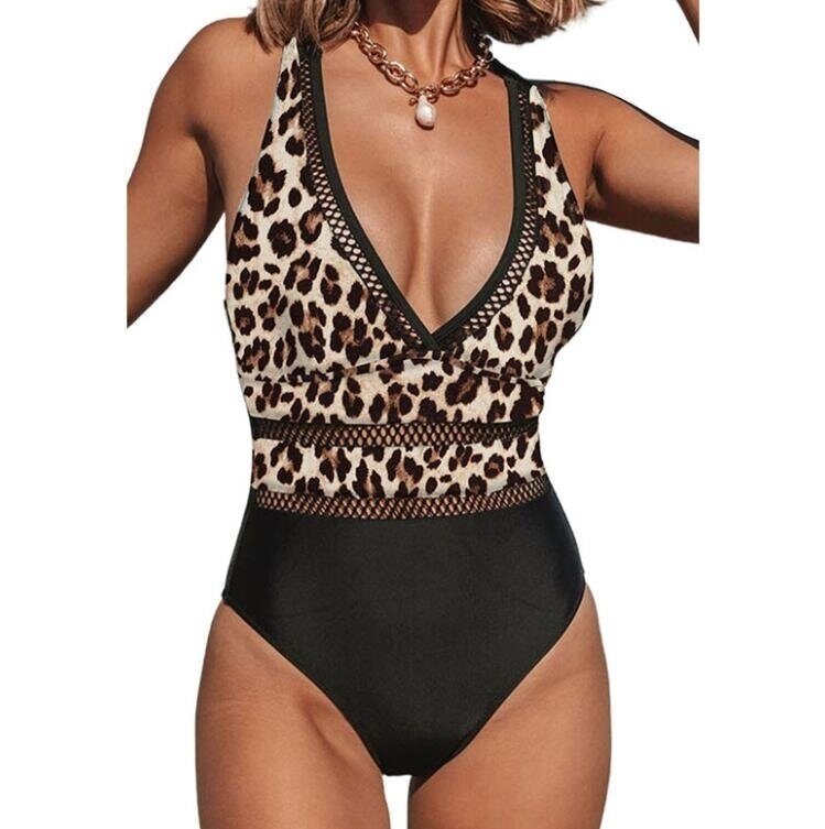 One Piece Retro Printed Slimming Swimsuit