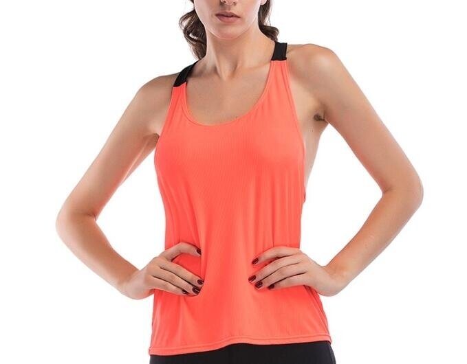 Women's Cute Criss Cross Back Tank Tops Loose Hollow Out Camisole Shirt