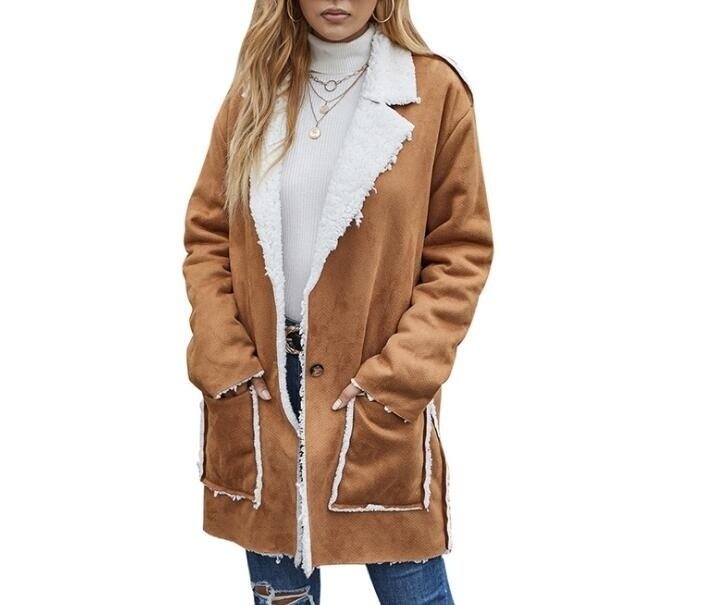 Fur Faux Shearling Shaggy Coat Jacket