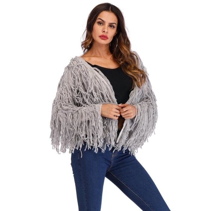 Women Cardigan Sweaters Casual Open Front Knit Sweaters