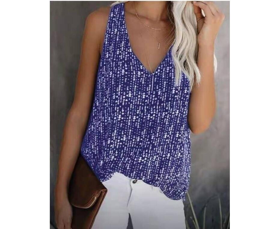 Sleeveless Casual Tank Tops BasicBlouse