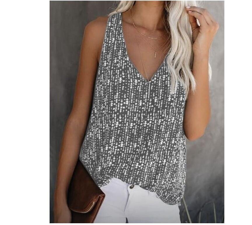 Sleeveless Casual Tank Tops BasicBlouse