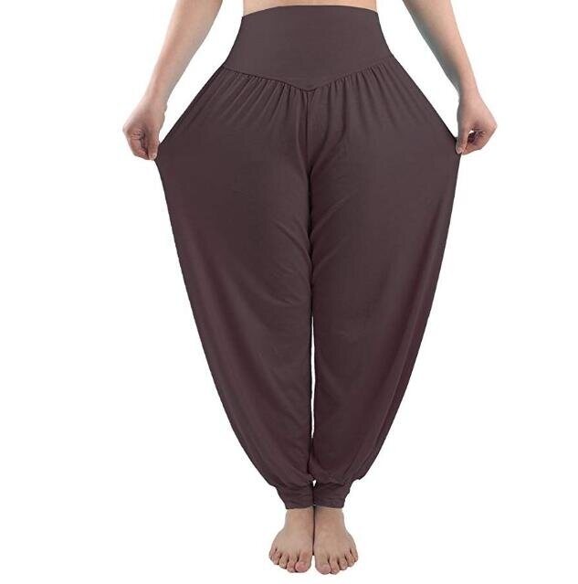 Women's Soft Modal Yoga Pants Long Baggy Sports Workout Dancing Trousers