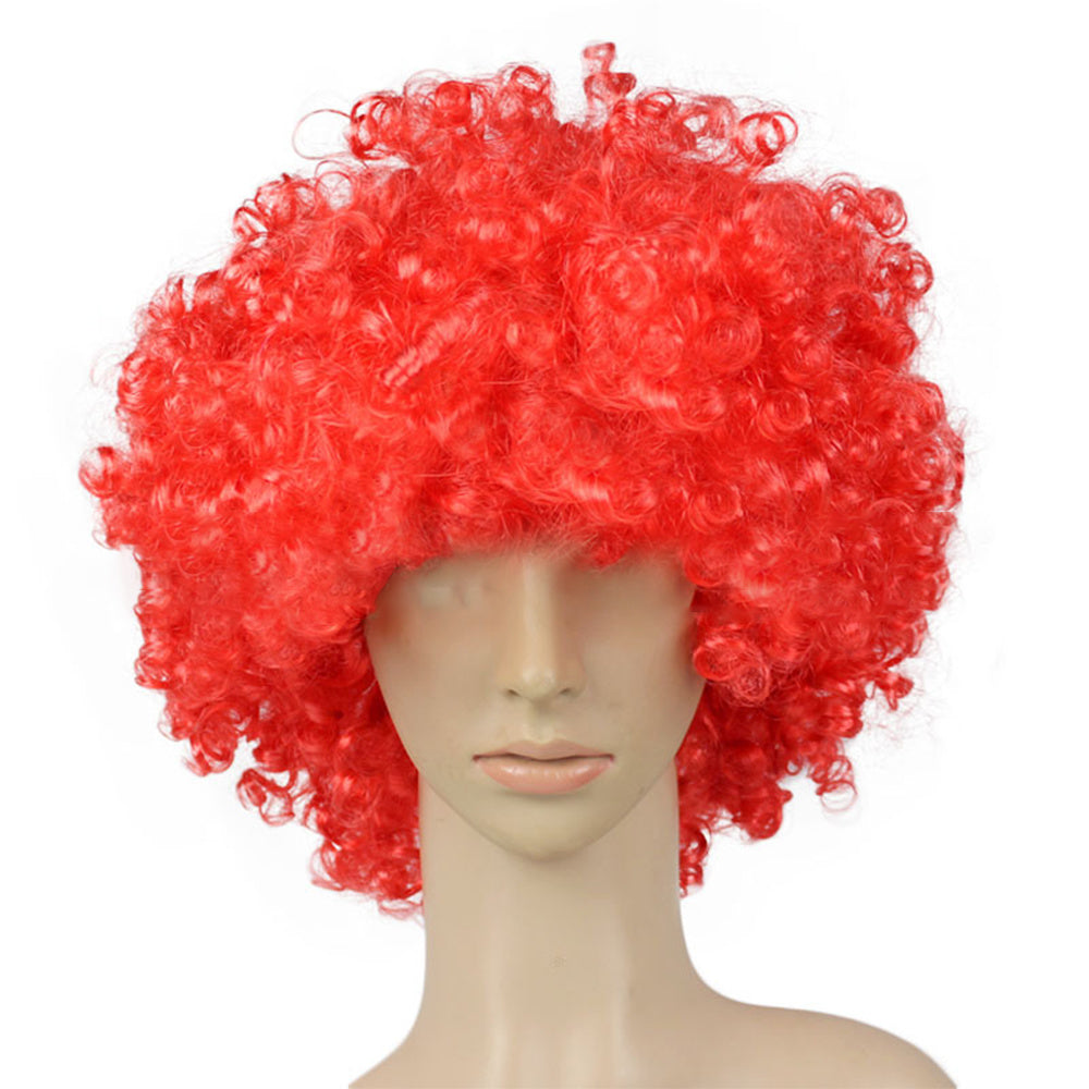 Colorful Clown Costume Wig - Multicolored Clown Wig Costume Accessories for Kids and Adults