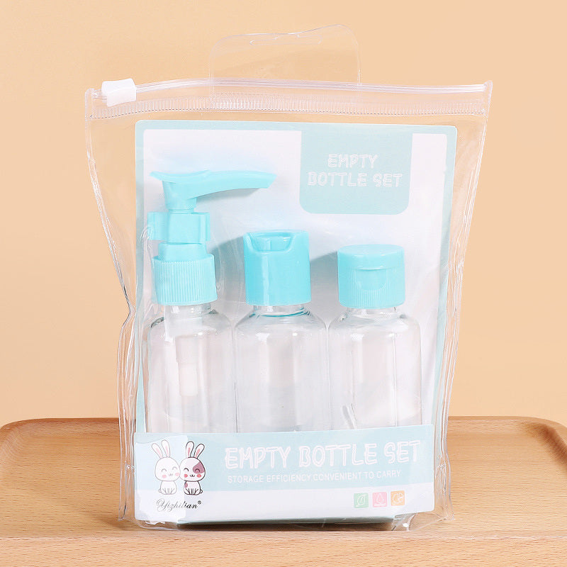 Travel Mini Makeup Cosmetic Face Cream Pot Bottles Plastic Transparent Empty Make Up Container Bottle Travel Accessories