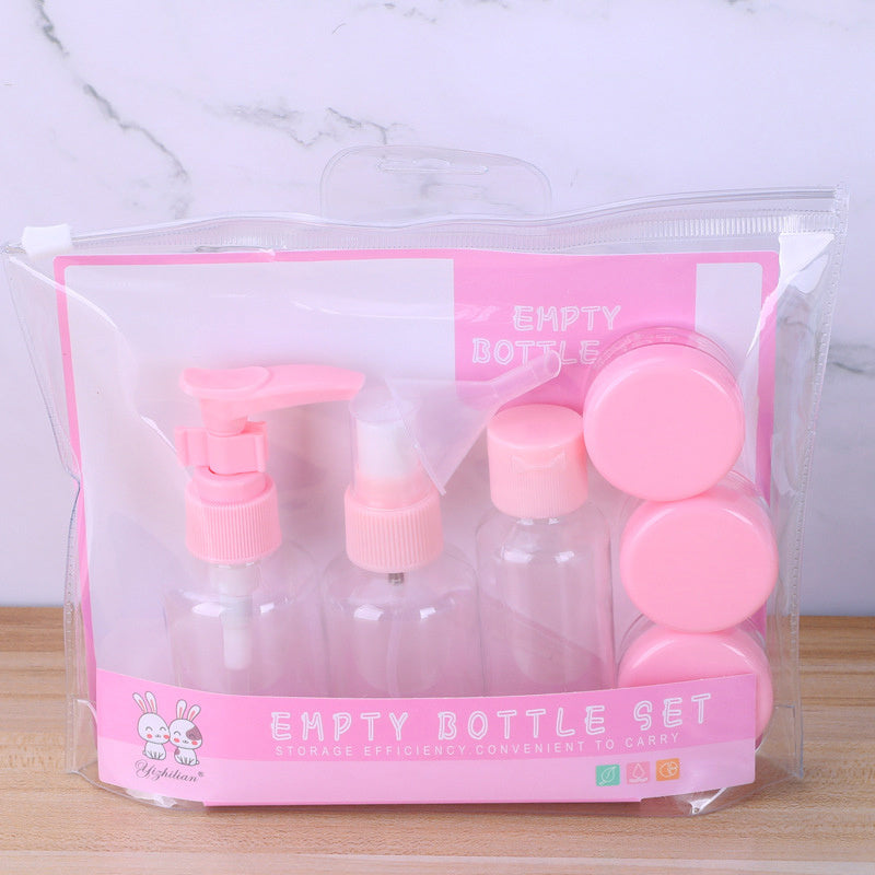 Travel Mini Makeup Cosmetic Face Cream Pot Bottles Plastic Transparent Empty Make Up Container Bottle Travel Accessories