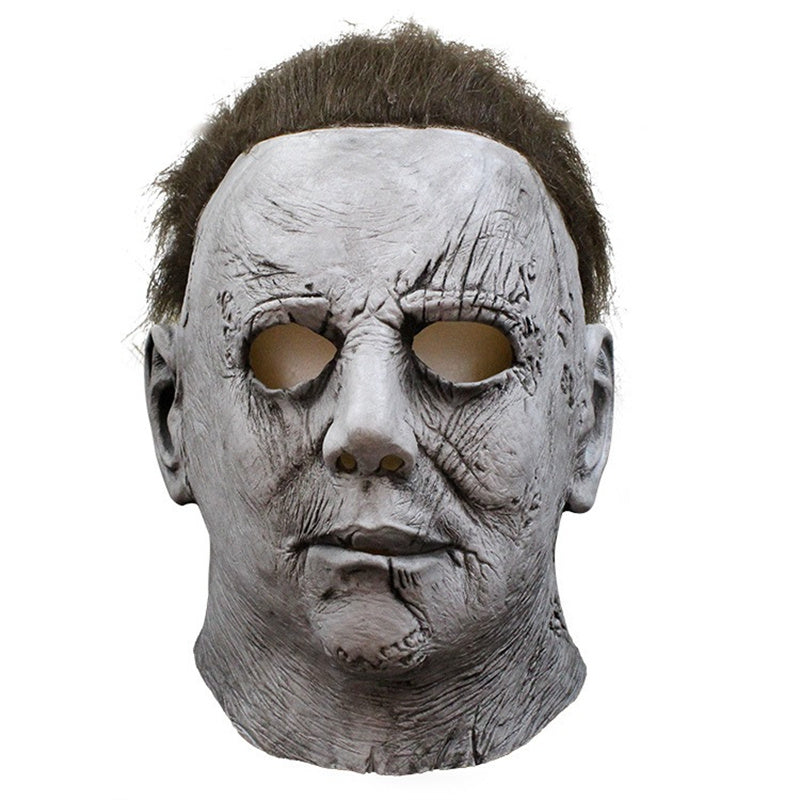 2022 Michael Myers Masks Halloween Horror Cosplay Costume Latex Props Latex Horror Scary Masks for Adult Cosplay Costume Grey