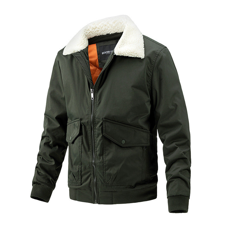 Men's Light Thin Quilted Jackets Vintage Casual High Quality Diamond Plaid Coats Regular Fit Fashion Trend Autumn Winter Spring