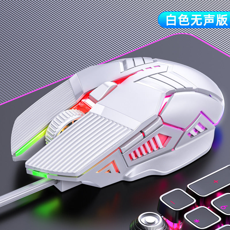 3200DPI Ergonomic Wired Gaming Mouse USB Computer Mouse Gaming RGB Mause Gamer Mouse 6 Button LED Silent Mice for PC Laptop