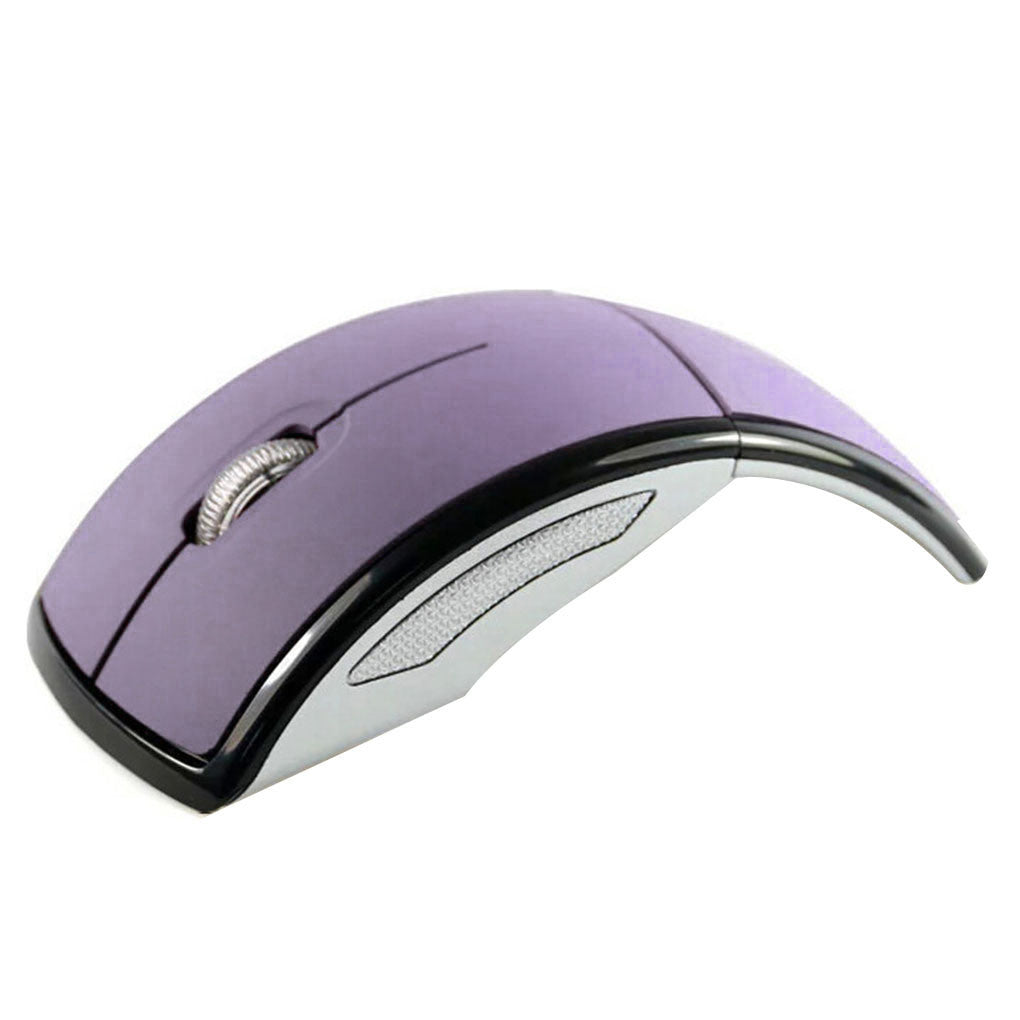 2.4G Wireless Folding Mouse Cordless Mice USB Foldable Receivers Games Computer Laptop Accessory