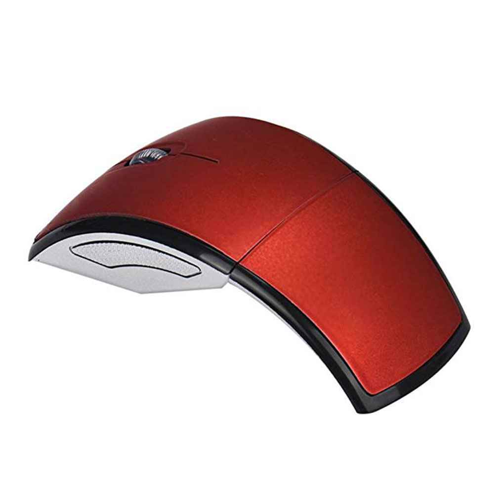 2.4G Wireless Folding Mouse Cordless Mice USB Foldable Receivers Games Computer Laptop Accessory