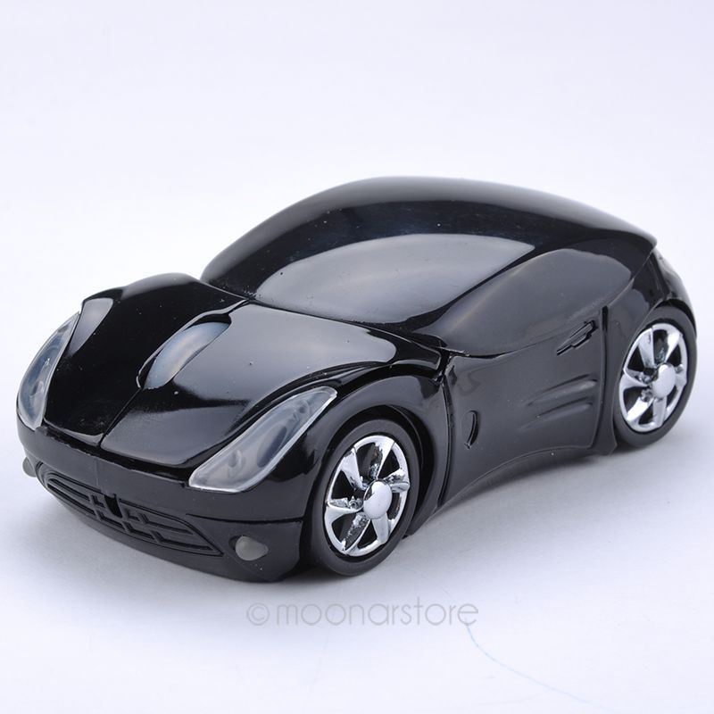 New USB 2.4GH Souris Optique Voiture Style Wireless Car USB2.0 Optical Mouse Mice For Laptop PC Computer