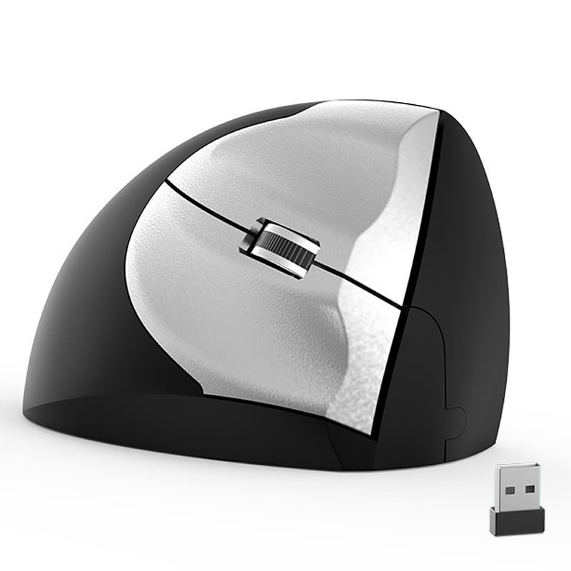 2.4G Wireless Mouse Vertical Gaming Mouse USB Computer Mice Ergonomic Desktop Upright Mouse 1600 DPI for PC Laptop Office Home