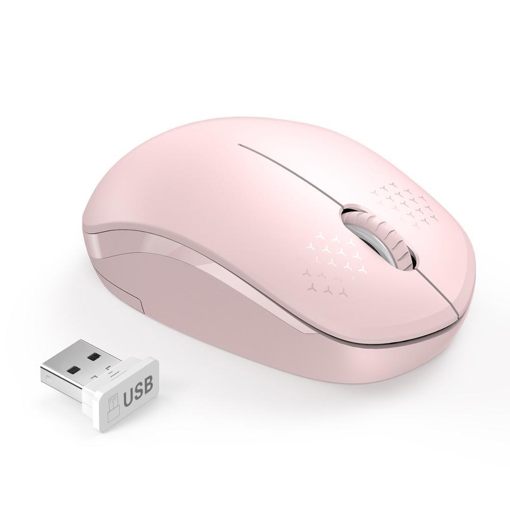 2.4G Wireless Mouse for Laptop Desktop Silent Mouses Portable Mute Mice for Notebook Mini Mouse Computer 1600 DPI Mause