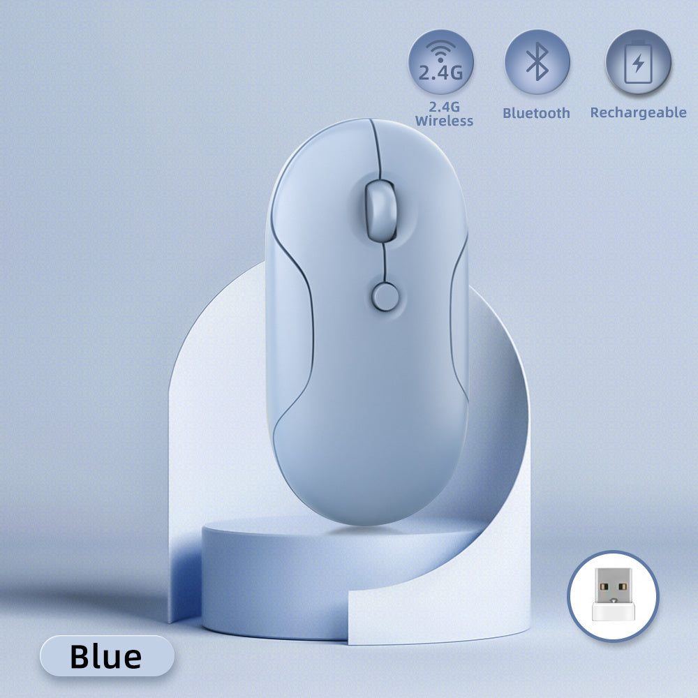 Silent Bluetooth Mouse For iPad Samsung Lenovo Android Windows iOS Tablet Macaron Wireless Mouse For Laptop Notebook Computer