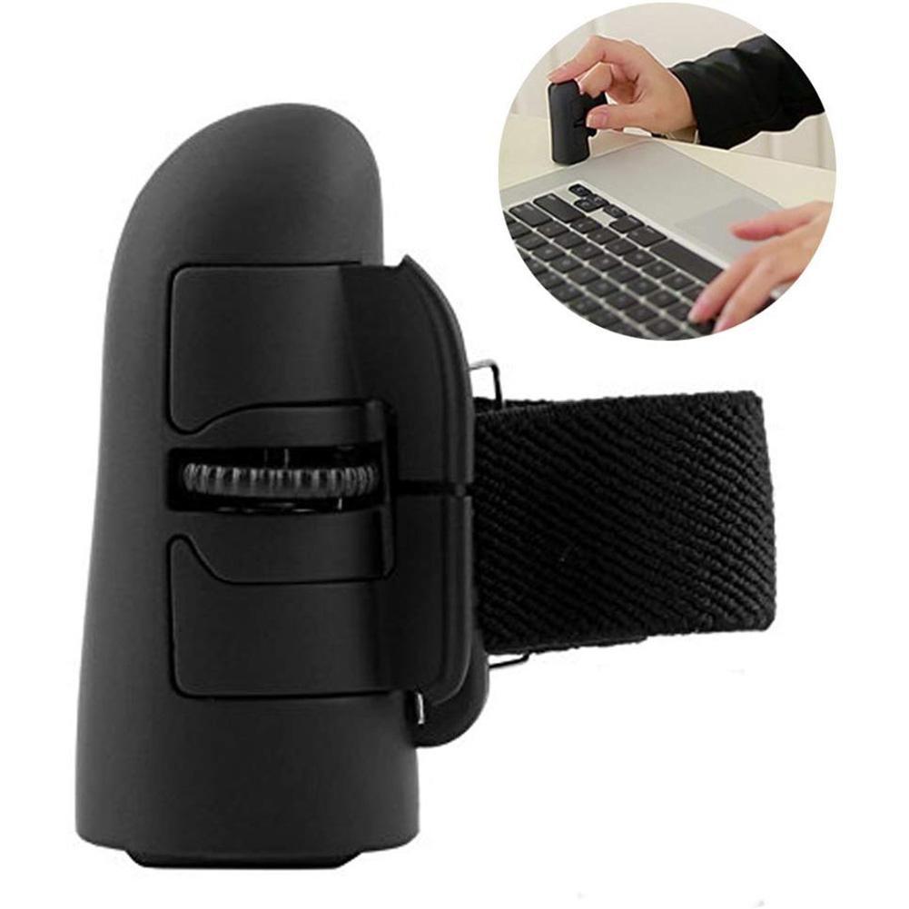 Mini Bluetooth-compatible Wireless Finger Ring Mouse Ergonomic Handheld Optical Travel Mouse (bluetooth-compatible Model)