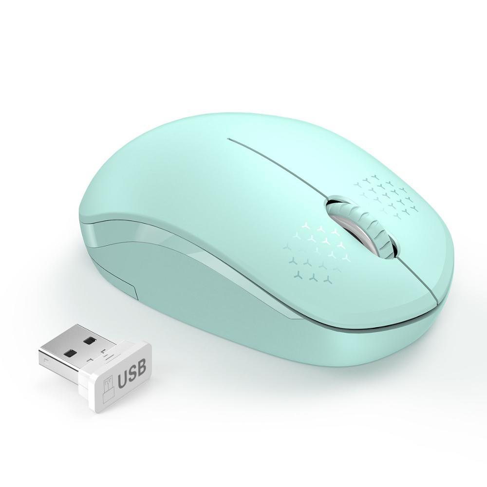 2.4G Wireless Mouse for Laptop Desktop Silent Mouses Portable Mute Mice for Notebook Mini Mouse Computer 1600 DPI Mause