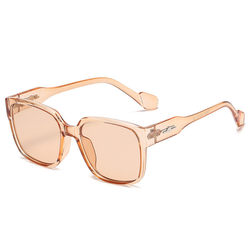 Women Sunglasses Fashion Square Sunglass Oversized Frame Sun Glasses Retro Men UV400 Gradients Shades for Couple Eyewear