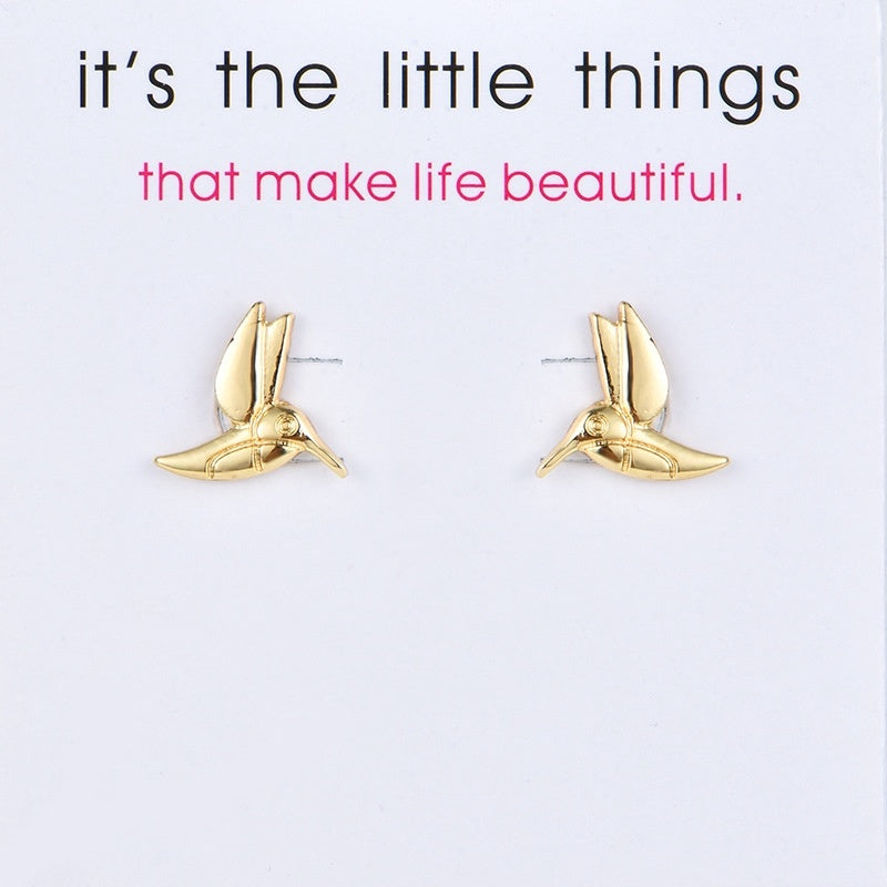 Hot fashionNew 925 Beautiful flying bird Earring Women Jewelry