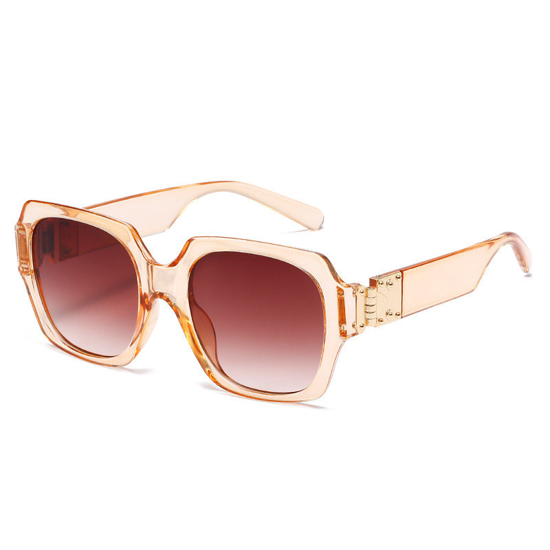 Women Sunglasses Fashion Square Sunglass Big Frame Sun Glasses Retro Luxury Designer UV400 Gradients Men Shades Eyewear