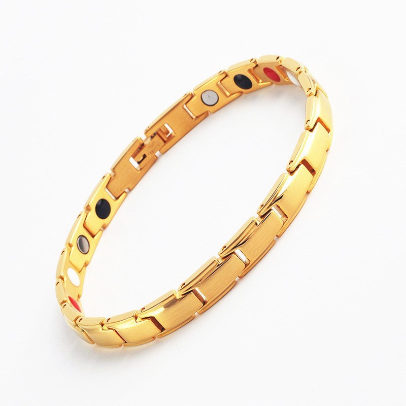 Fashion trend men's and women's magnet bracelet gold magnetite magnetic