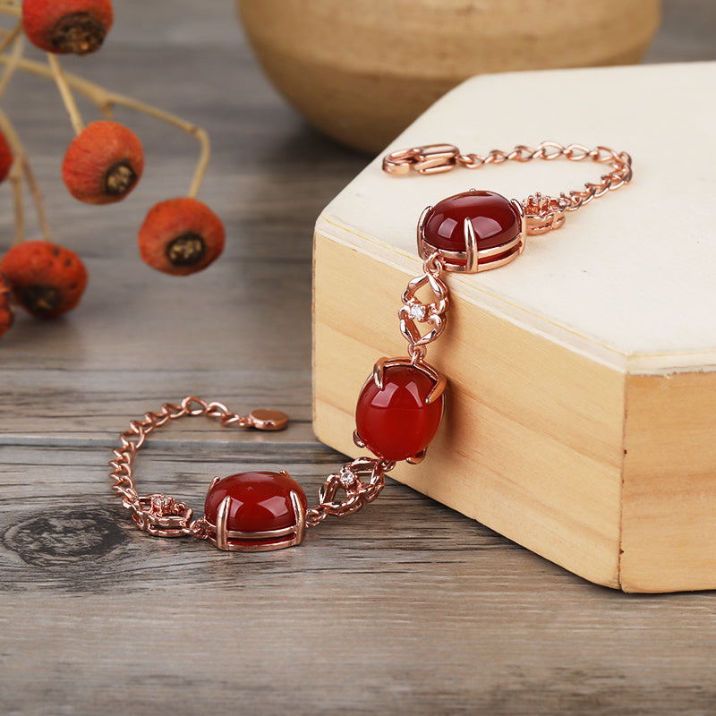 Red Agate Bracelet