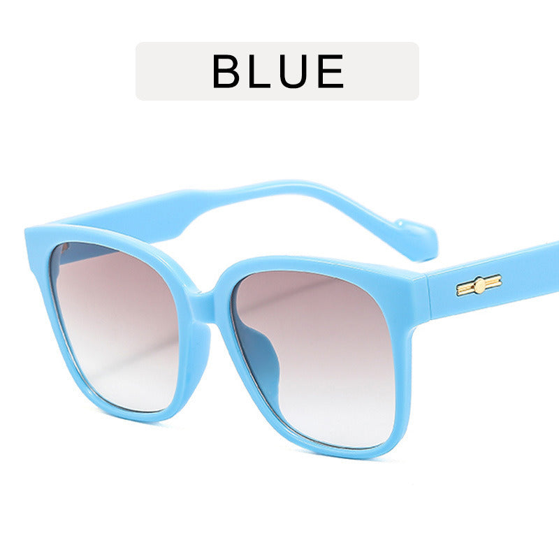 Fashion Square Sunglasses Women Oversized Frame Glasses Retro Rivets Sunglass Men Luxury Designer Eyewear UV400 Sun Glass Shades