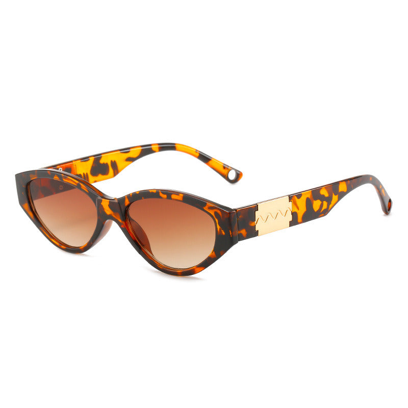 Fashion Cat Eye Sunglasses Women Glasses Retro Leopard Sunglass Female Luxury Designer Eyewear UV400 Sun Glass Brown Shades