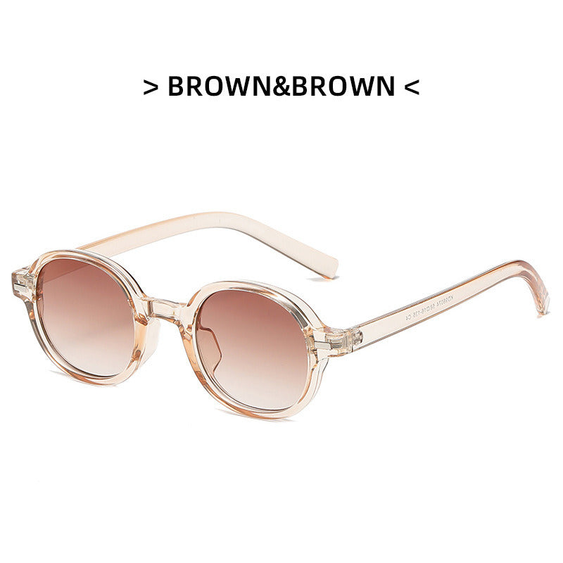 Fashion Round Sunglasses Women Rivets Glasses Retro Sunglass Female Luxury Designer Eyewear UV400 Sun Glass Gradient Shades