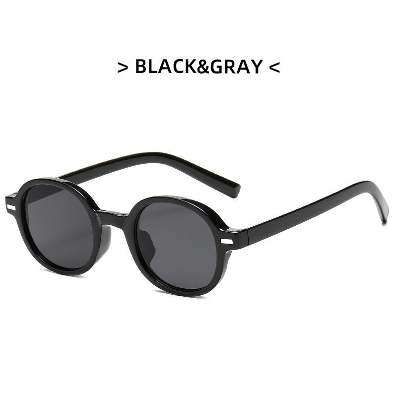 Fashion Round Sunglasses Women Rivets Glasses Retro Sunglass Female Luxury Designer Eyewear UV400 Sun Glass Gradient Shades