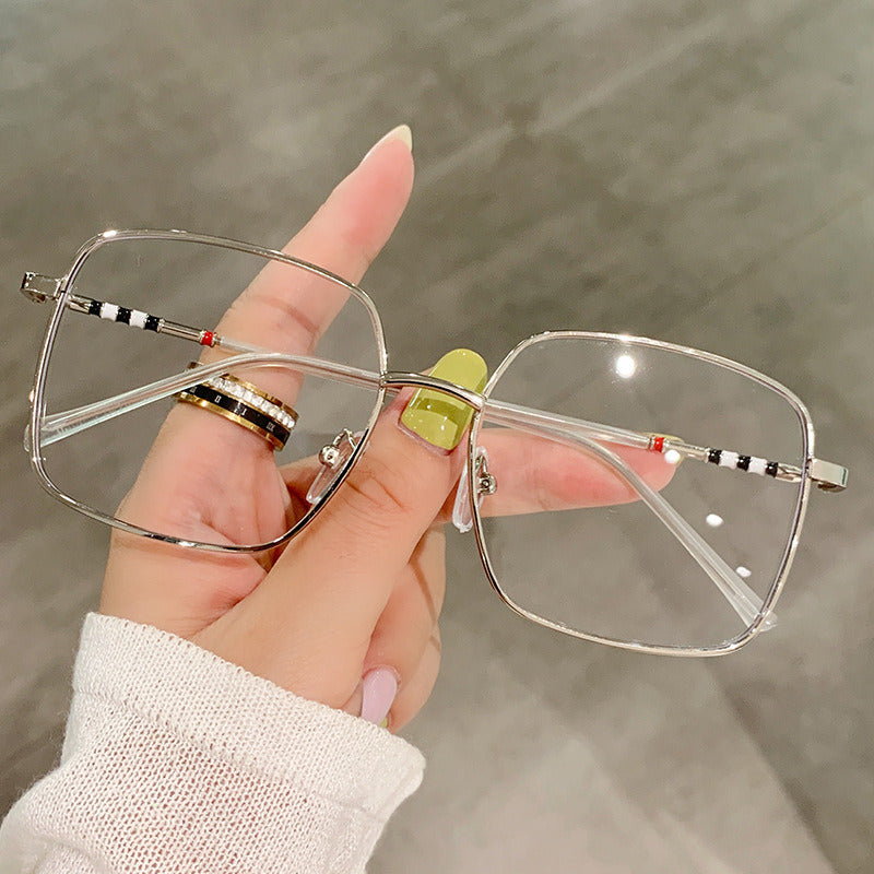 Fashion Square Women Optical Glasses Frame Retro Anti Blue Light Eyewear Men Gold Black Eyeglasses Frame