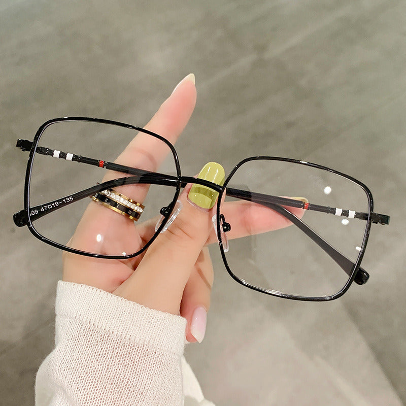 Fashion Square Women Optical Glasses Frame Retro Anti Blue Light Eyewear Men Gold Black Eyeglasses Frame