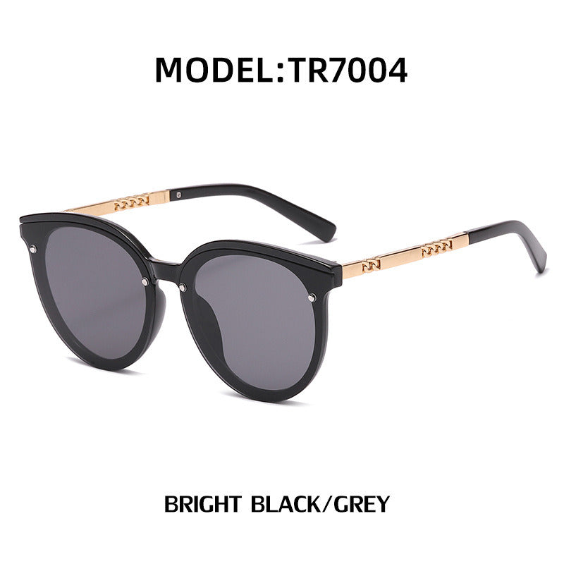 Fashion Round Sunglasses Women Rivets Glasses Retro Sunglass Female Outdoor Luxury Eyewear UV400 Sun Glass Gradient Shades